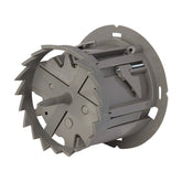 Smart Box MSBST250 Ceiling/Wall Electrical Box, 4 in W, 3-5/8 in D, 4 in H, 1 -Gang, 4 -Knockout, Polycarbonate
